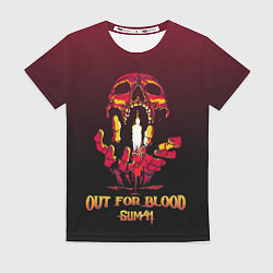 Футболка женская Out for blood, цвет: 3D-принт