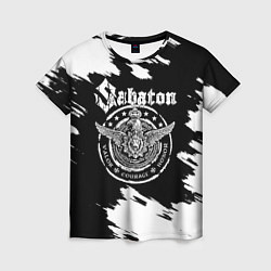 Футболка женская Sabaton, цвет: 3D-принт
