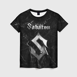 Футболка женская SABATON, цвет: 3D-принт