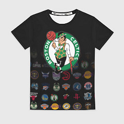 Футболка женская Boston Celtics 1, цвет: 3D-принт
