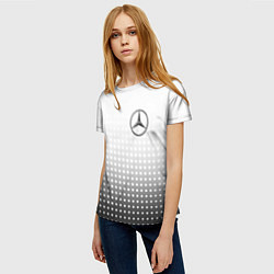 Футболка женская Mercedes-Benz, цвет: 3D-принт — фото 2