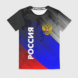 Женская футболка РОССИЯ