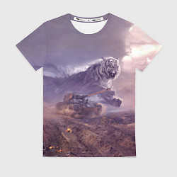 Футболка женская Танк, цвет: 3D-принт