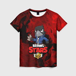 Футболка женская BRAWL STARS:CROW, цвет: 3D-принт