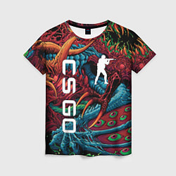 Футболка женская CS GO, цвет: 3D-принт