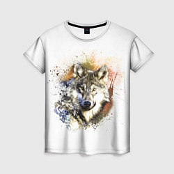 Футболка женская Wolf, цвет: 3D-принт