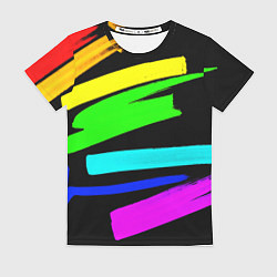Женская футболка НЕОНОВЫЕ КРАСКИ