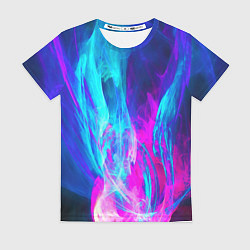 Футболка женская НЕОНОВЫЕ КРАСКИ, цвет: 3D-принт