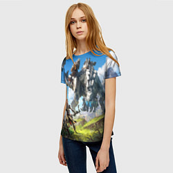 Футболка женская HORIZON ZERO DAWN, цвет: 3D-принт — фото 2