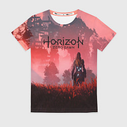 Футболка женская HORIZON ZERO DAWN, цвет: 3D-принт