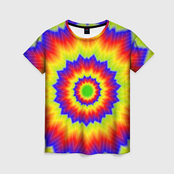 Футболка женская Tie-Dye, цвет: 3D-принт