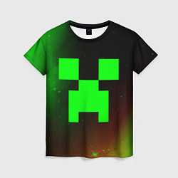 Футболка женская MINECRAFT МАЙНКРАФТ, цвет: 3D-принт