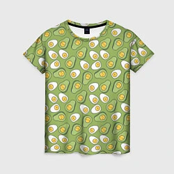 Женская футболка Avocado and Eggs