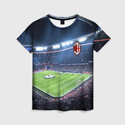 Футболка женская FC MILAN, цвет: 3D-принт