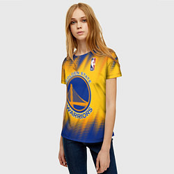 Футболка женская Golden State Warriors, цвет: 3D-принт — фото 2