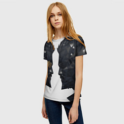 Футболка женская Отражение Адама Дженсена Deus Ex, цвет: 3D-принт — фото 2