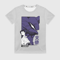 Футболка женская Синдзи Икари, цвет: 3D-принт