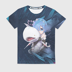Футболка женская Re: Zero Жизнь с нуля, цвет: 3D-принт