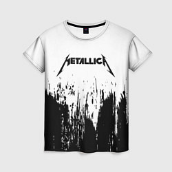 Футболка женская METALLICA МЕТАЛЛИКА, цвет: 3D-принт