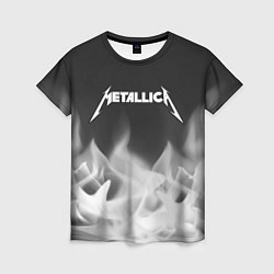 Футболка женская METALLICA МЕТАЛЛИКА, цвет: 3D-принт