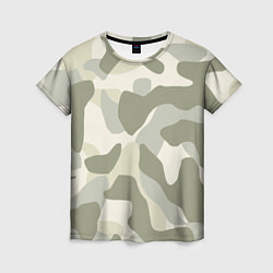 Футболка женская Camouflage 1, цвет: 3D-принт