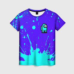 Футболка женская AMONG US АМОНГ АС, цвет: 3D-принт