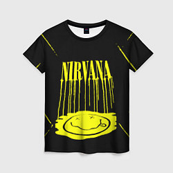 Футболка женская NIRVANA, цвет: 3D-принт