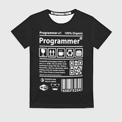 Футболка женская Programmer, цвет: 3D-принт
