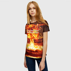 Футболка женская Never forget 2020, цвет: 3D-принт — фото 2