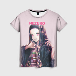 Футболка женская Nezuko, цвет: 3D-принт