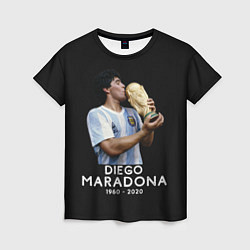 Женская футболка Diego Maradona
