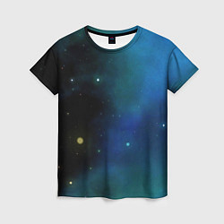 Женская футболка Туманный космос