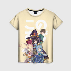 Футболка женская KonoSuba, цвет: 3D-принт