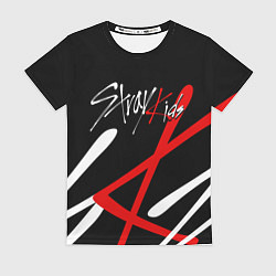 Футболка женская STRAY KIDS, цвет: 3D-принт