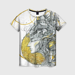 Футболка женская Мечты города, цвет: 3D-принт