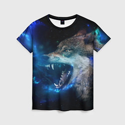 Женская футболка Волчара Юморит