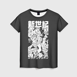 Женская футболка Евангилион