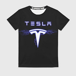 Женская футболка TESLA