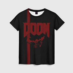Женская футболка Doom