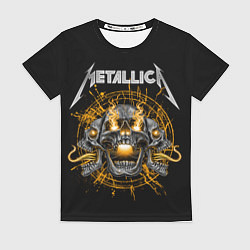 Футболка женская Metallica, цвет: 3D-принт