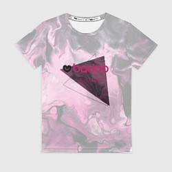 Футболка женская Badoo Баду Ищу парня, цвет: 3D-принт