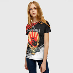 Футболка женская Five Finger Death Punch 7, цвет: 3D-принт — фото 2