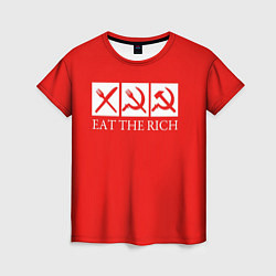 Женская футболка Eat The Rich