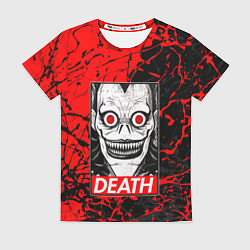 Футболка женская ТЕТРАДЬ СМЕРТИ, цвет: 3D-принт