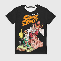 Футболка женская Шаман Кинг Ремейк аниме, цвет: 3D-принт