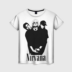 Женская футболка Nirvana Группа
