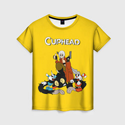 Футболка женская Cuphead x DMC, цвет: 3D-принт