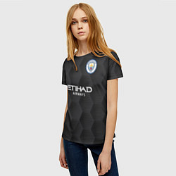 Футболка женская Manchester City Home Goalkeeper 202122, цвет: 3D-принт — фото 2