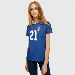 Футболка женская Andrea Pirlo, цвет: 3D-принт — фото 2