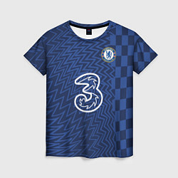 Футболка женская FC Chelsea Home Vapor Match Shirt 202122, цвет: 3D-принт